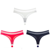 Cotton low-rise seamless women's briefs