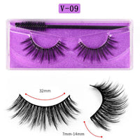 Long Natural Eyelashes With Plastic Cotton Thread