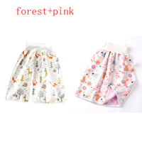 Cotton and bamboo fiber Baby diaper skirt