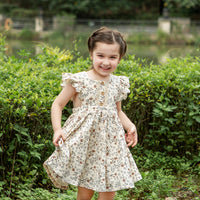 Floral dress children princess dress