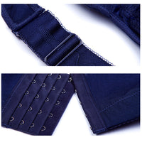 Thin Plump Girls Large Size Without Steel Ring Bra Lace Sexy Push Up Underwear Women's Anti-sagging Accessory Breast Push Up Bra