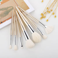 Water drop pattern makeup brush set
