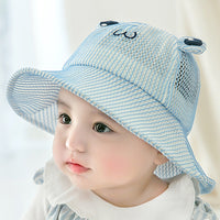 Grid shade sun protection basin hat