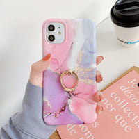 Colored marble phone case