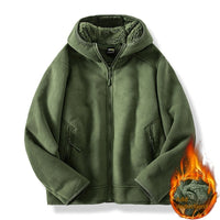 New Men's Autumn And Winter Polar Fleece Jacket Warm Jacket Cotton-padded Coat