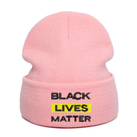 BLACK LIVES MATTER knitted hat woolen hat