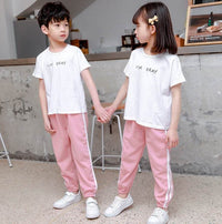 Children's loose ice silk sweatpants