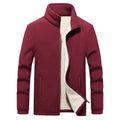 Men's Plush Fleece Coat With Extra Fat And Extra Thick Warm Sweater