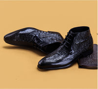 First layer cowhide men's Martin boots