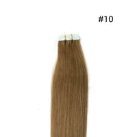 Pu traceless nano human hair European and American hair extension 16inch 40cm 20 piece pack