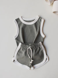 Kids' Sports And Leisure Hot Pants Set