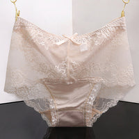 Transparent Lace Female Seamless Modal Cotton Underwear