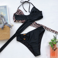 Split strap swimsuit