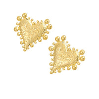 Retro Gold Stainless Steel Earrings For Women