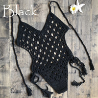 Hand-knitted swimsuit