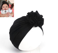 Pleated flower hat