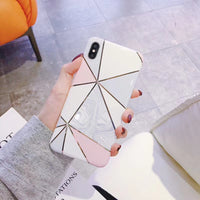 Splicing laser diamond phone case
