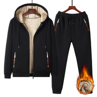Winter Fleece-lined Thick Lambskin Coat