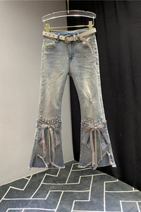 Spring new slim slim all-match cropped pants