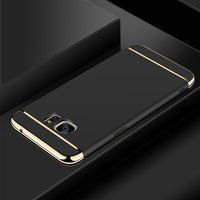 Frosted three-segment mobile phone case