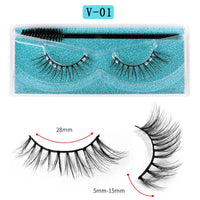 Long Natural Eyelashes With Plastic Cotton Thread