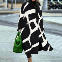 Women's Long Sleeve Turn-down Collar Coat Coat
