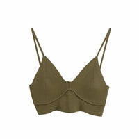 Sexy strap knit bra