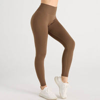 Outdoor V-waist Peach Hip Raise Seamless Sports Leggings