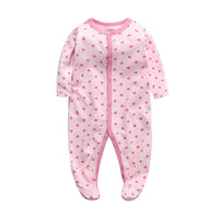 Baby cotton print jumpsuit