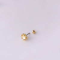 New 0.8MM Titanium Steel Thin Rod Fashion Stud Earrings