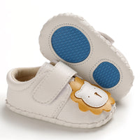 Baby shoes half rubber sole cartoon toddler shoes