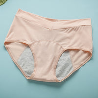 High-waisted cotton underwear