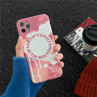 Circle English phone case