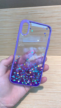 Gradient glitter phone case