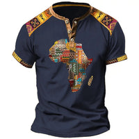 Men's 3D Printed Sleeve T-shirt Casual Top