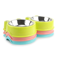 Cartoon pet stainless steel bowl