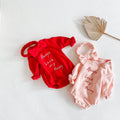 Enriched Baby Joined-up Fart Cute Embroidered Crawling Suit