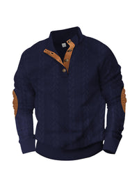 Trendy New Patch Embroidery Men's Sweatshirt