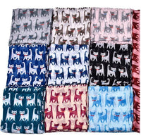 Cartoon cat print scarf cat Bali yarn scarf silk scarf art pattern to protect the heating square scarf