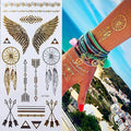 Tatouage Ailes De Liberte Mains Bras Jambes