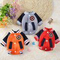 Dog baseball uniform cotton sweater