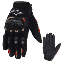 Men's long cycling gloves