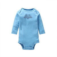 Baby jumpsuit with long sleeves