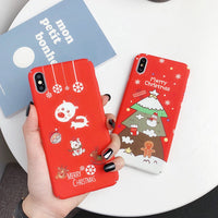 Compatible with Apple , Luminous Christmas Mobile Shell Cartoon Deer