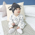 Autumn and winter flannel fleece warmth one-piece romper