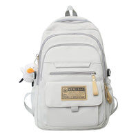 Backpack Girls' Style Schoolbag High School Female College Student  Capacity Bag