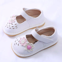 spring new children's shoes leather