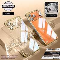 Borderless Half-wrap Protective Transparent Phone Case