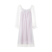 Womens SpringAutumn Loungewear Princess-Style Pajamas With Long Sleeves For Women