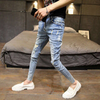 Men's Fashion Trend Jeans Nine Points